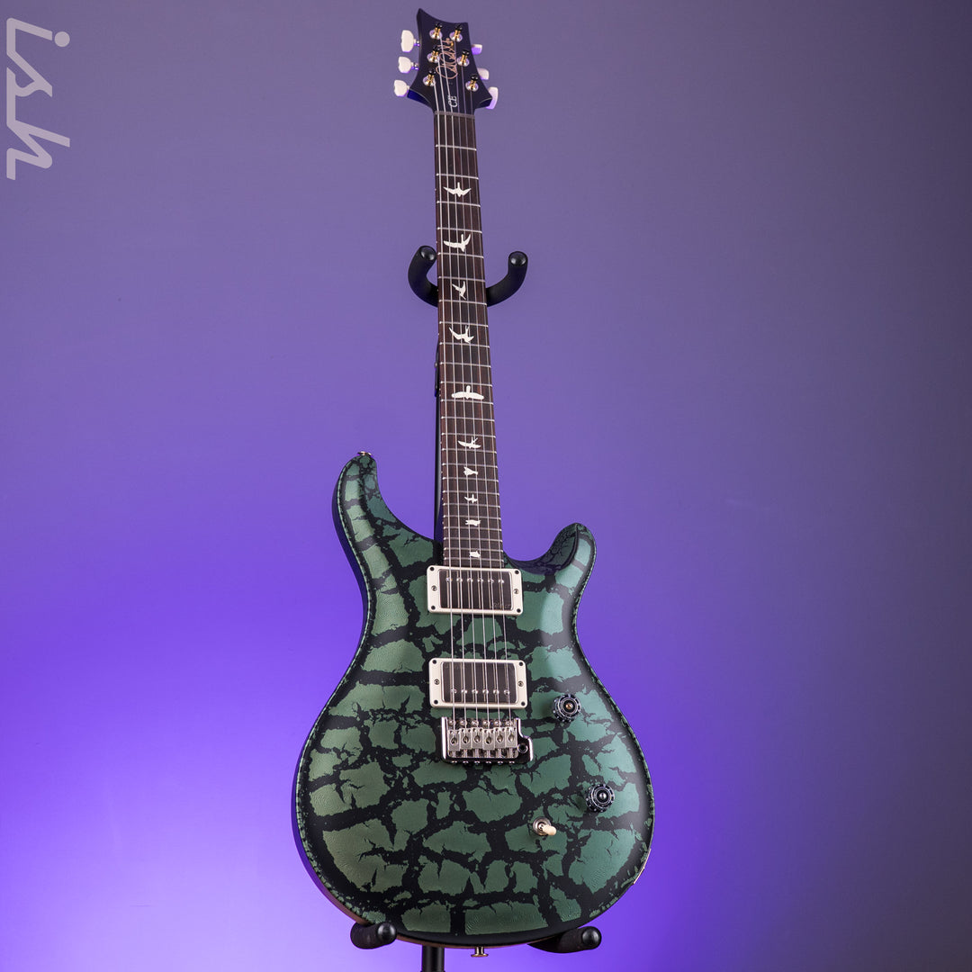 PRS CE 24 Black Matcha Green Crackle Sprayer&