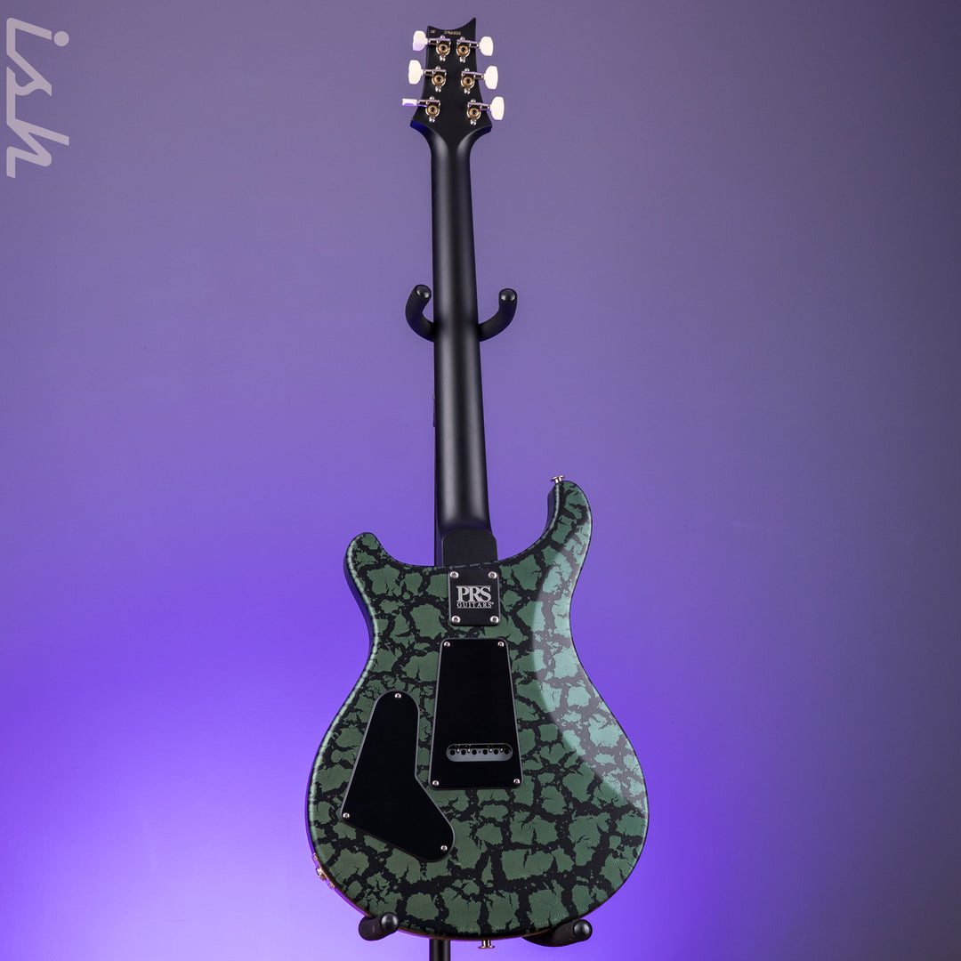 PRS CE 24 Black Matcha Green Crackle Sprayer&