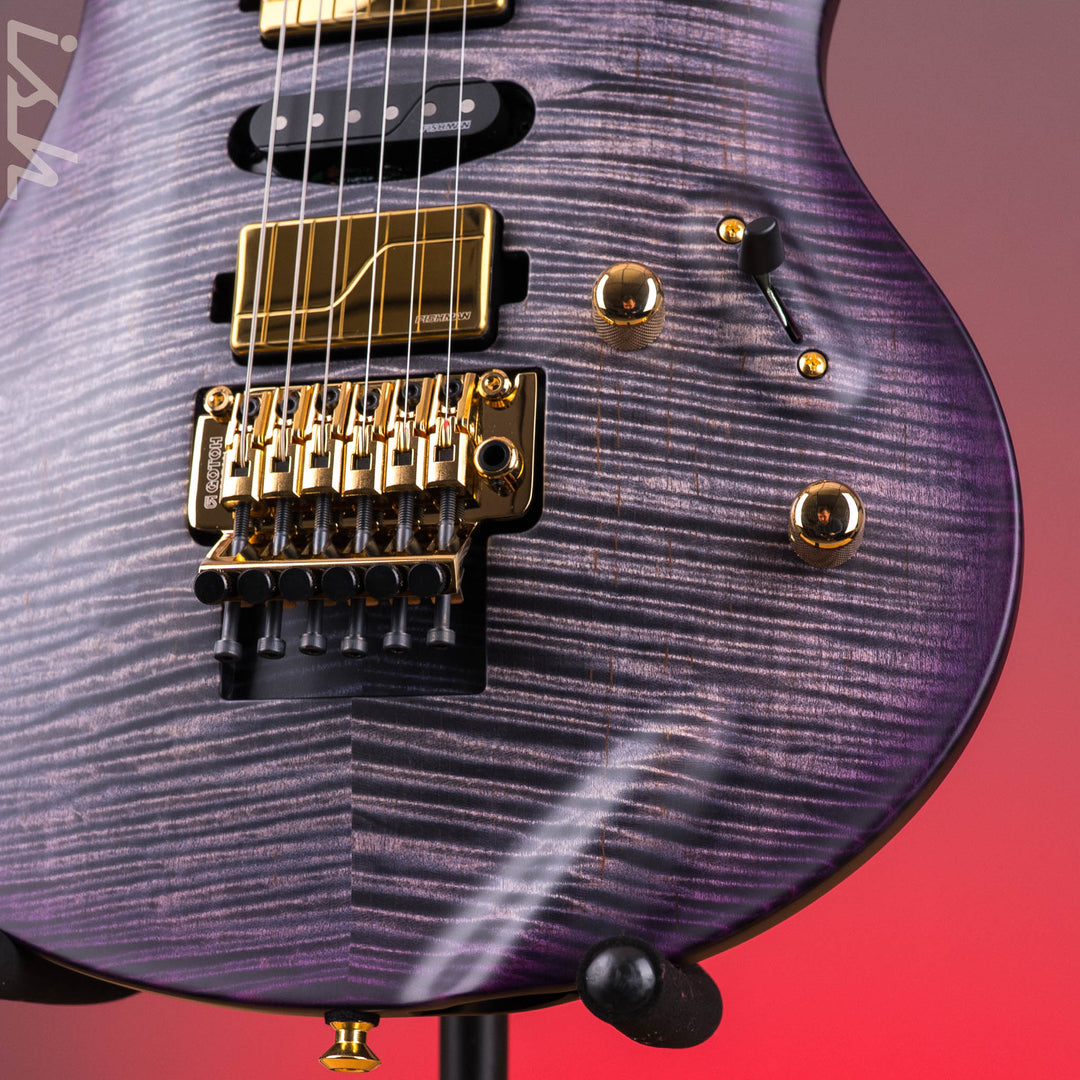 PRS Herman Li Chleo Limited Edition Charcoal Purple Wraparound Burst