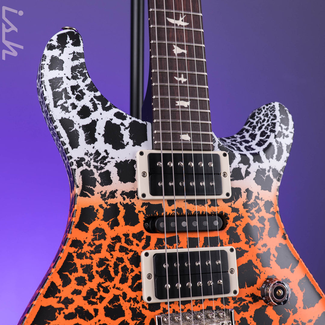PRS CE 24 Special Candy Corn Crackle w/ Black Satin Neck