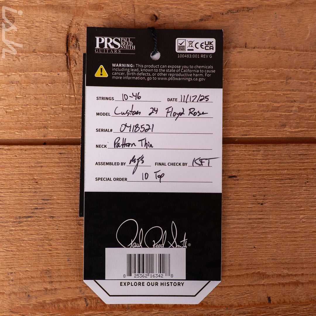 PRS Custom 24 Floyd 10-Top Purple Mist