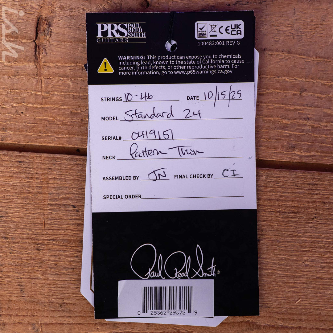 PRS Standard 24 Satin Matcha Green *New Color*