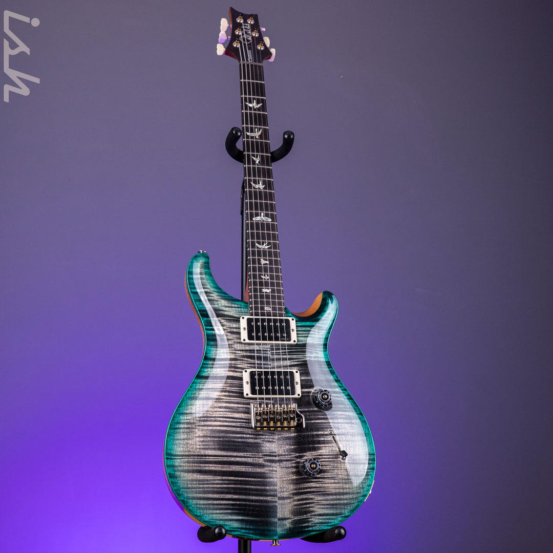 PRS Custom 24 Custom Color Charcoal Teal Microburst