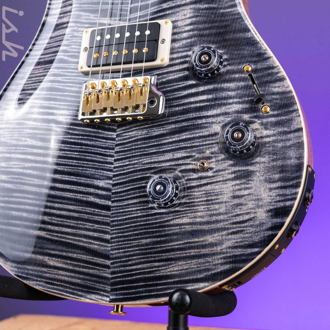 PRS Custom 24 Piezo 10-Top Charcoal