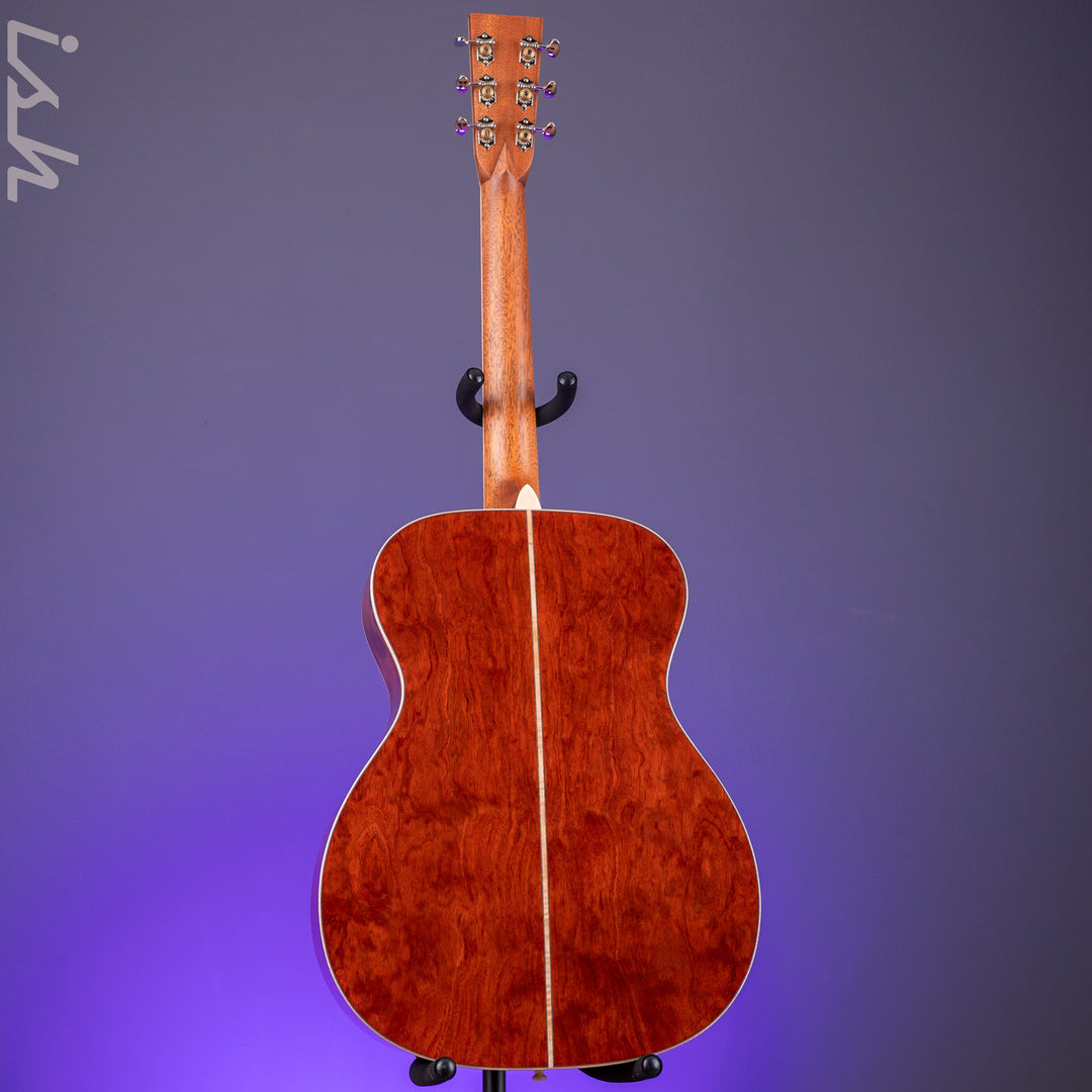 2022 Martin Custom Shop OM-28 Acoustic Guitar Quilted Bubinga Natural