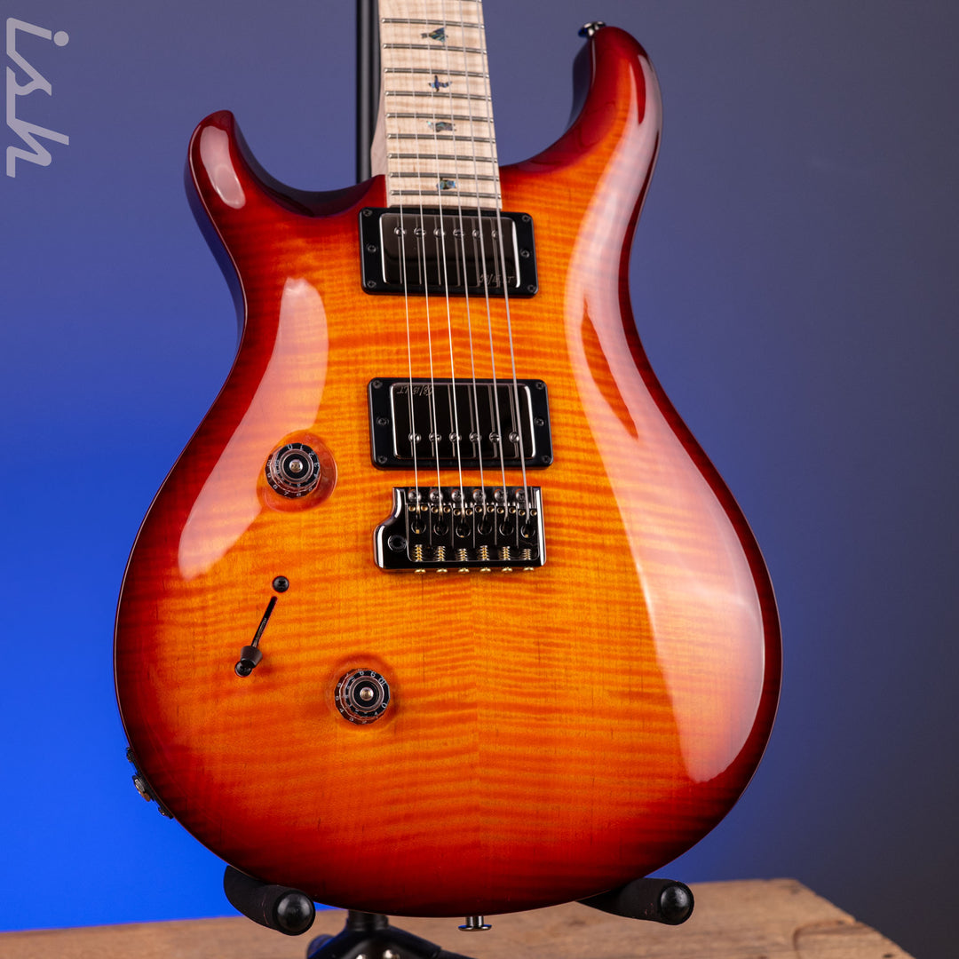 PRS Wood Library Custom 24 Lefty 10-Top Cherry Sunburst