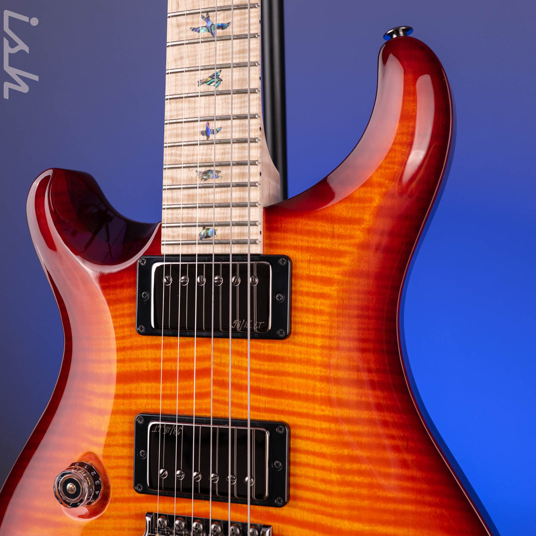 PRS Wood Library Custom 24 Lefty 10-Top Cherry Sunburst