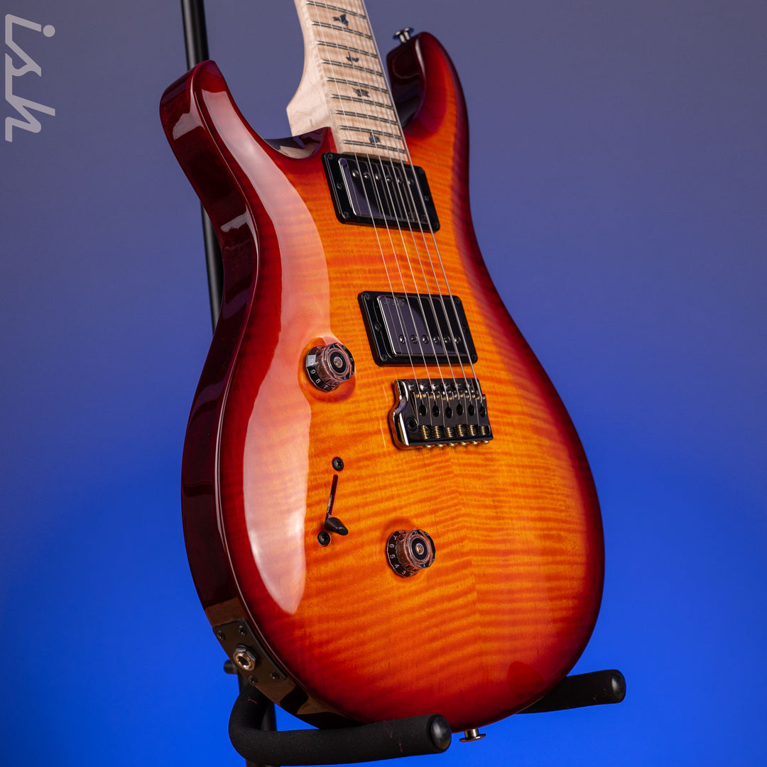 PRS Wood Library Custom 24 Lefty 10-Top Cherry Sunburst
