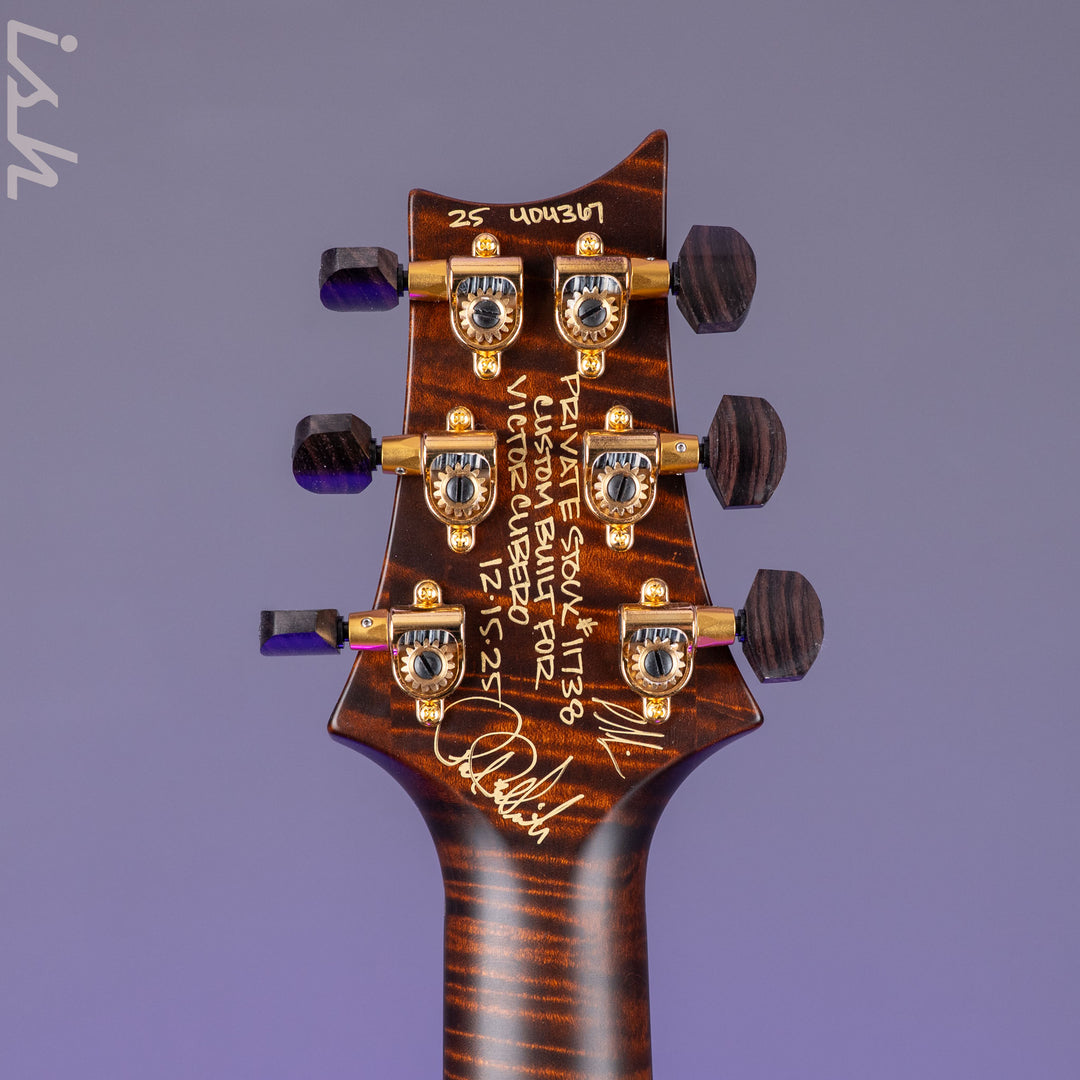PRS Private Stock Custom 24 One-Piece Top Sandstorm Dragon&