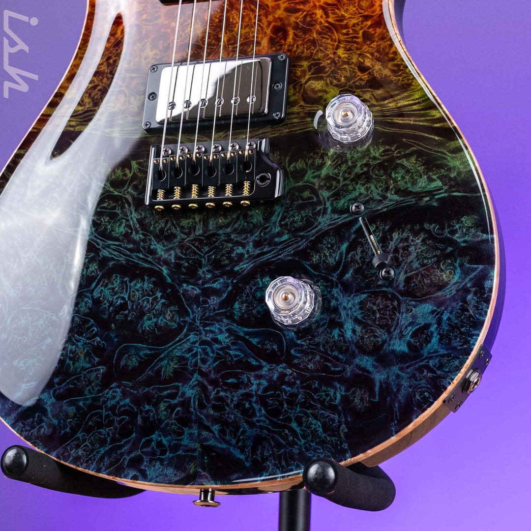PRS Private Stock Custom 24 Maple Burl Zombie Fade