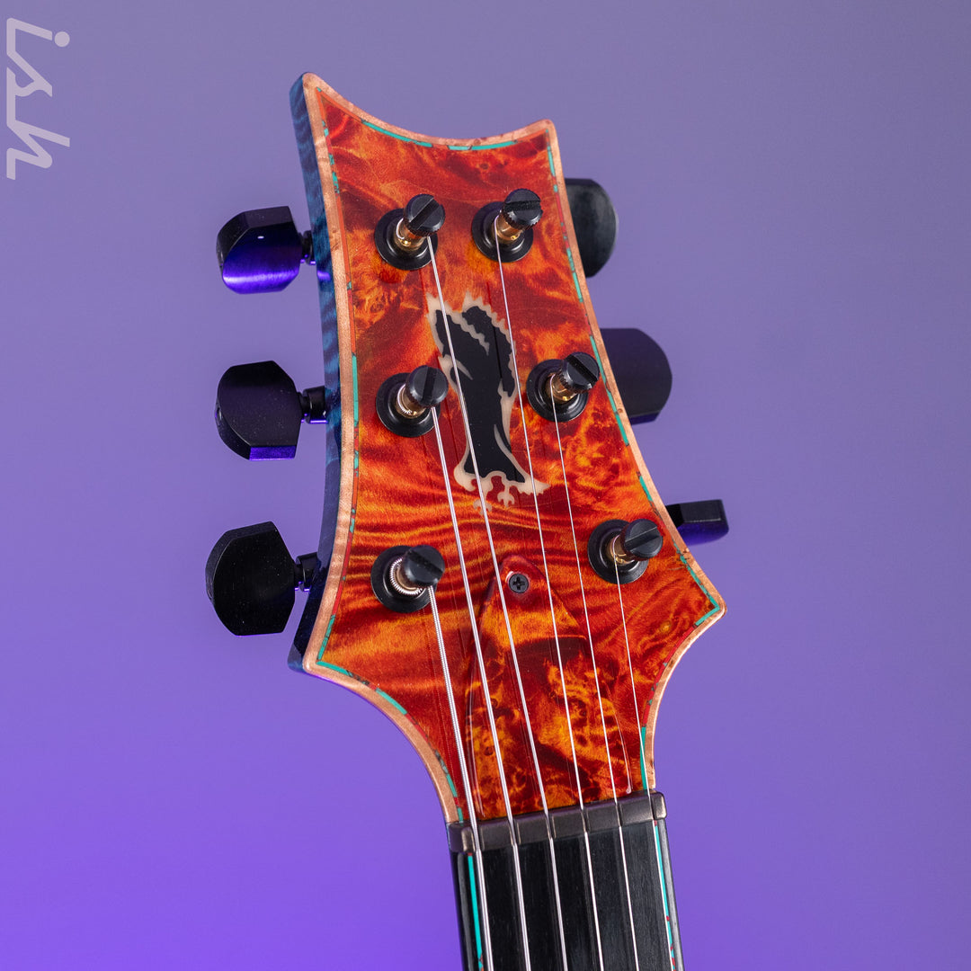 PRS Private Stock Custom 24 Maple Burl Zombie Fade