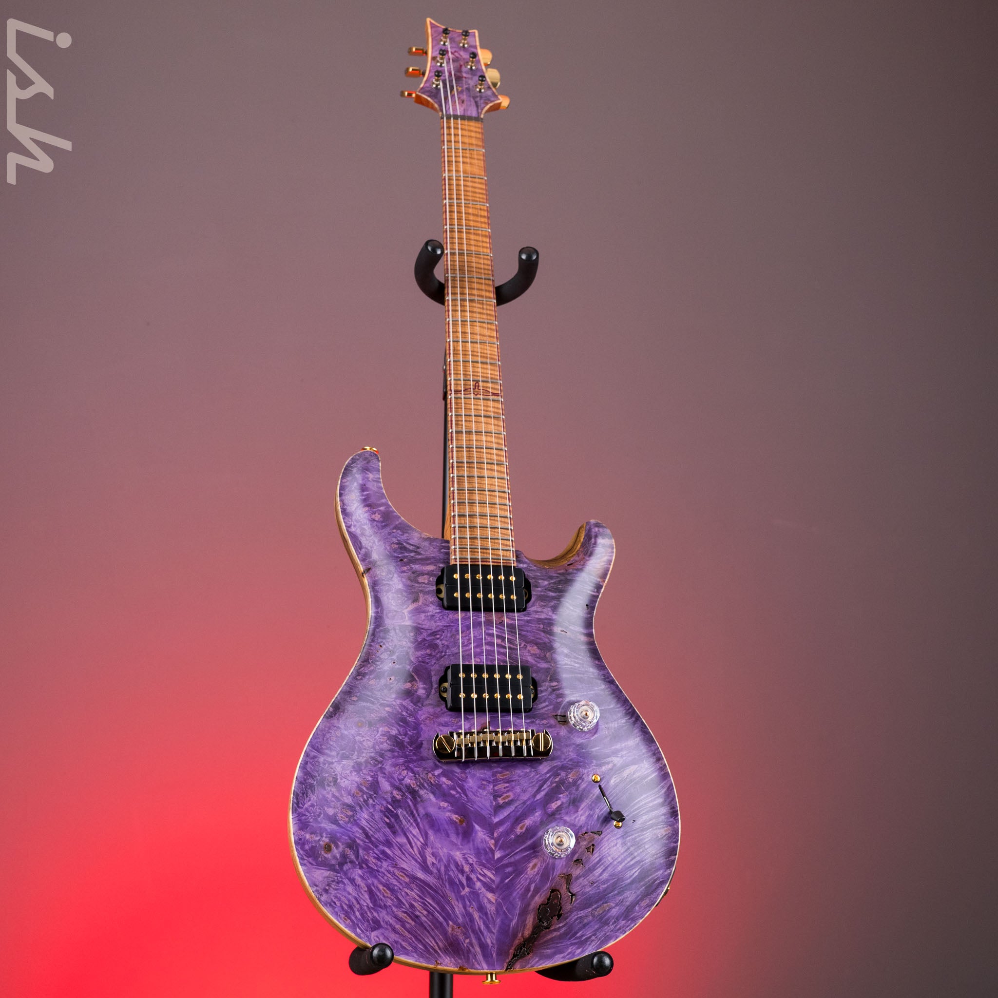 PRS Private Stock Custom 24 Buckeye Burl Violet – Ish Guitars