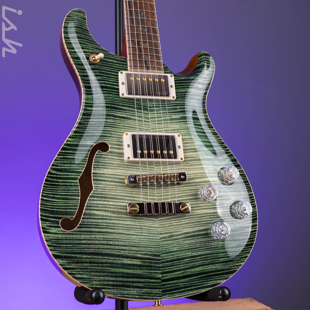 PRS Private Stock McCarty 594 Semi-Hollow Curly Maple Sage Glow