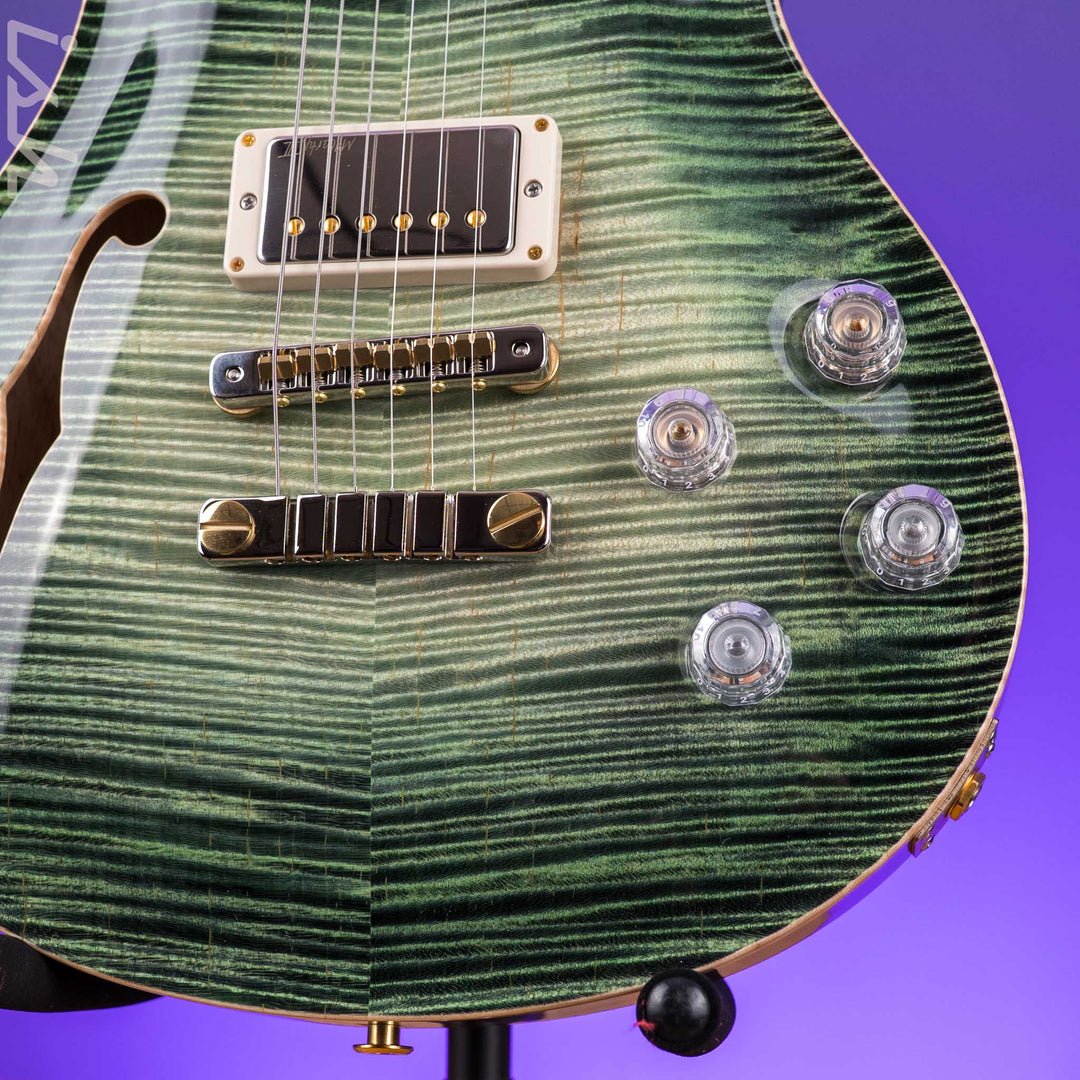 PRS Private Stock McCarty 594 Semi-Hollow Curly Maple Sage Glow