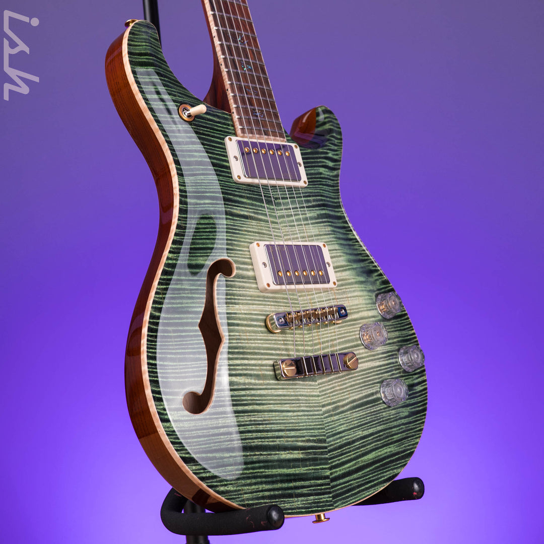 PRS Private Stock McCarty 594 Semi-Hollow Curly Maple Sage Glow
