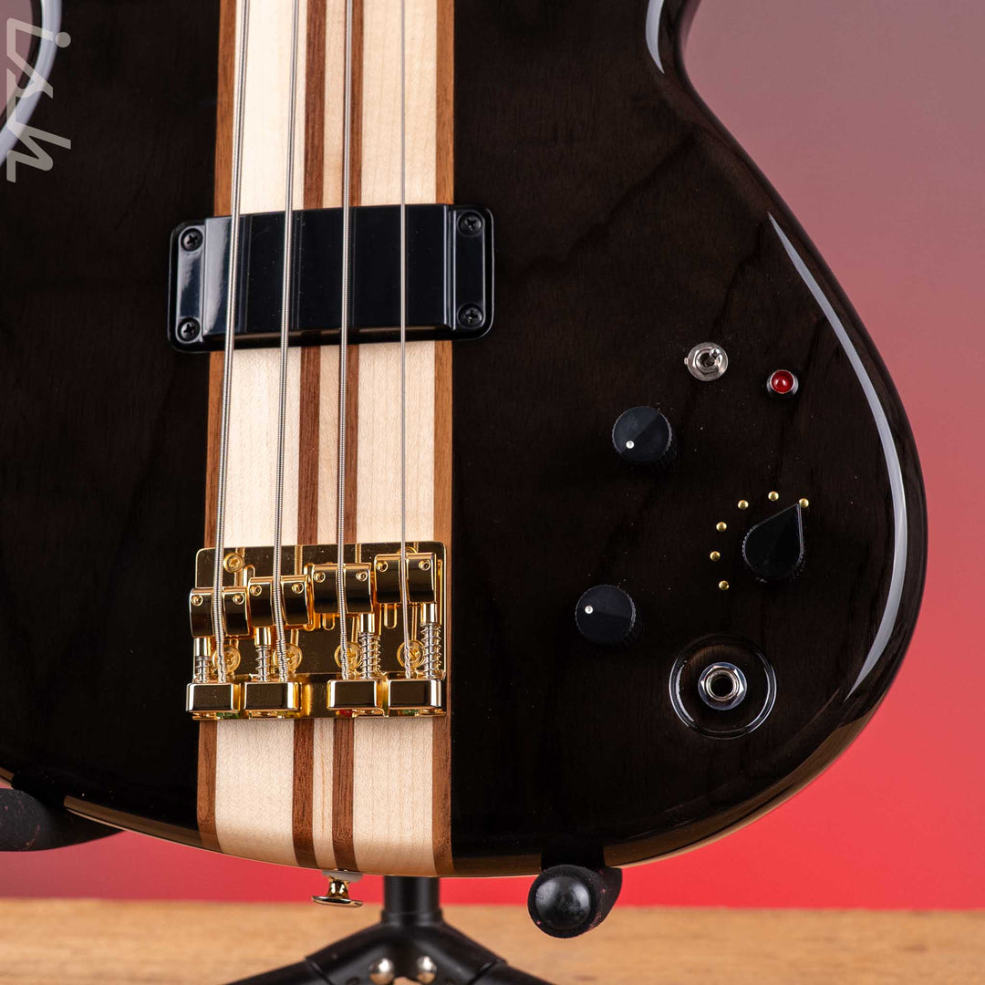 Aria Pro II SB-1000 4-String Bass See-Through Black NAMM Demo