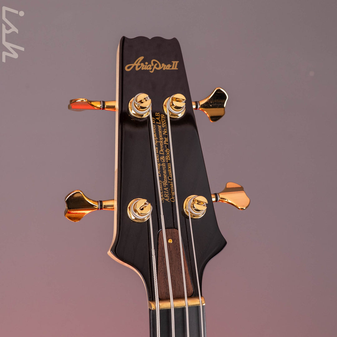 Aria Pro II SB-1000 4-String Bass See-Through Black NAMM Demo