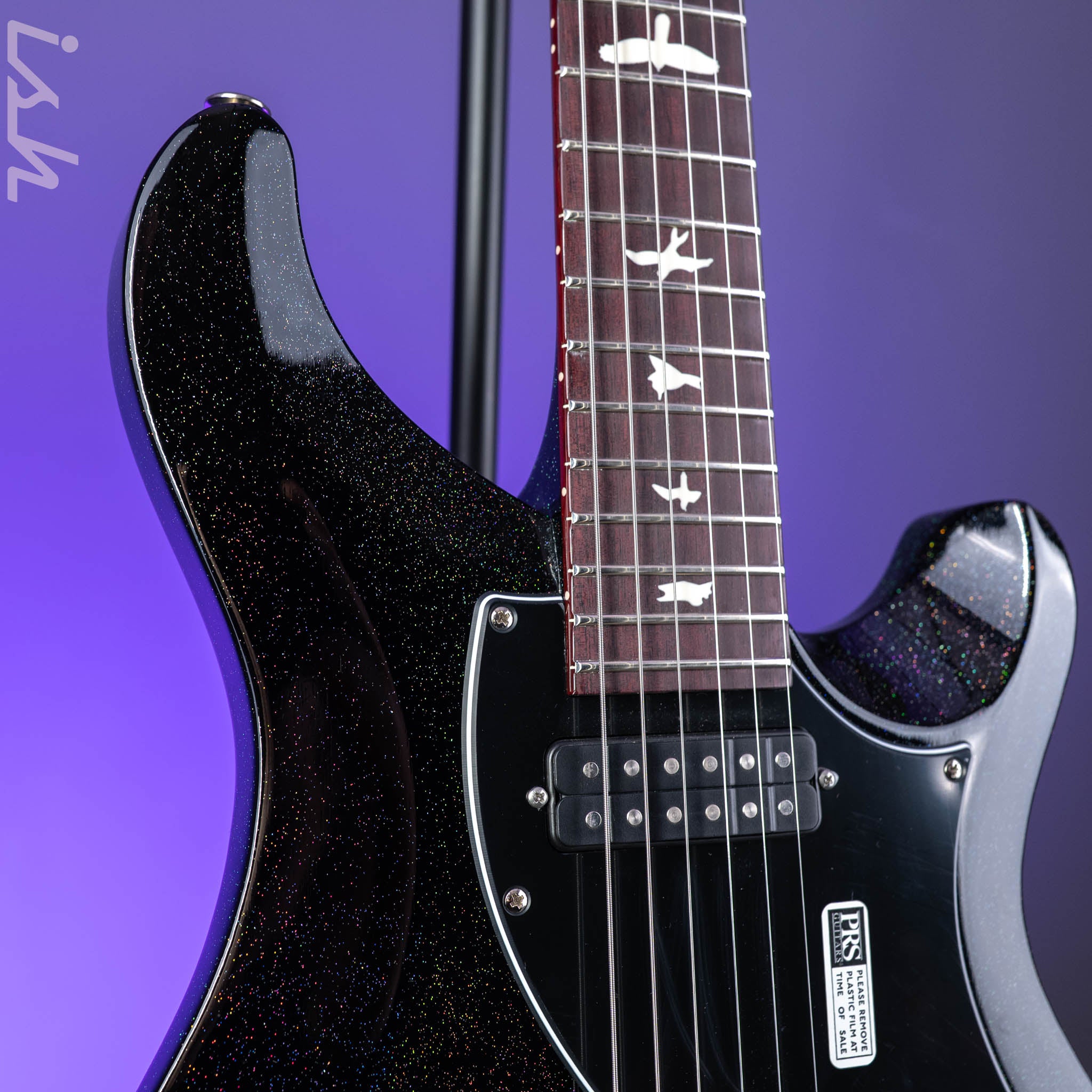 PRS S2 Vela Semi-Hollow Reclaimed Black Rainbow Holoflake Limited