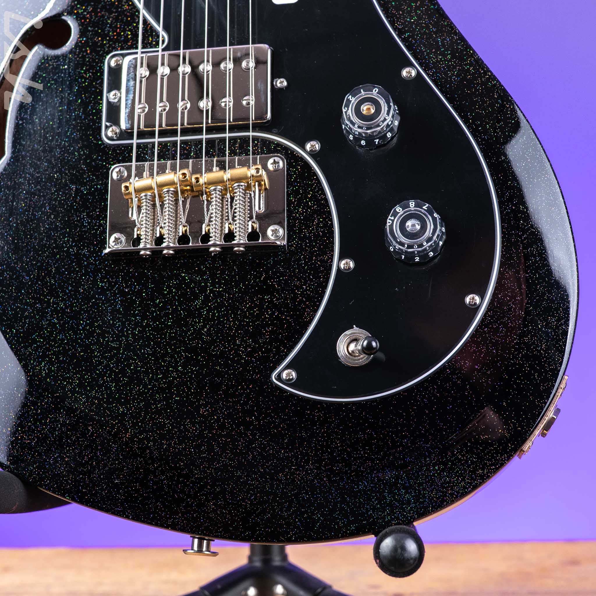 PRS S2 Vela Semi-Hollow Reclaimed Black Rainbow Hollowflake