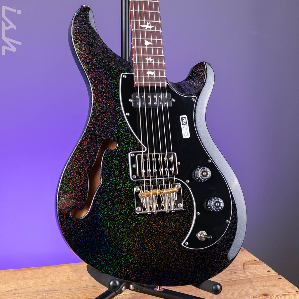 ギター PRS Reclaimed limited S2 Vela SemiHollow PRS S2 Vela Semi-Hollow Reclaimed Black Rainbow Holoflake Limited