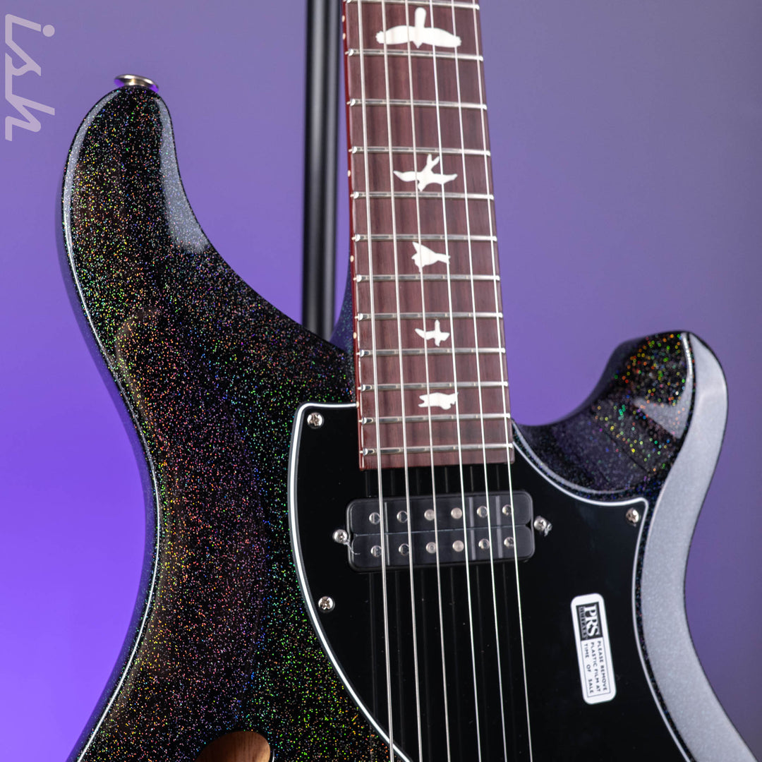 PRS S2 Vela Semi-Hollow Reclaimed Black Rainbow Holoflake Limited Edition