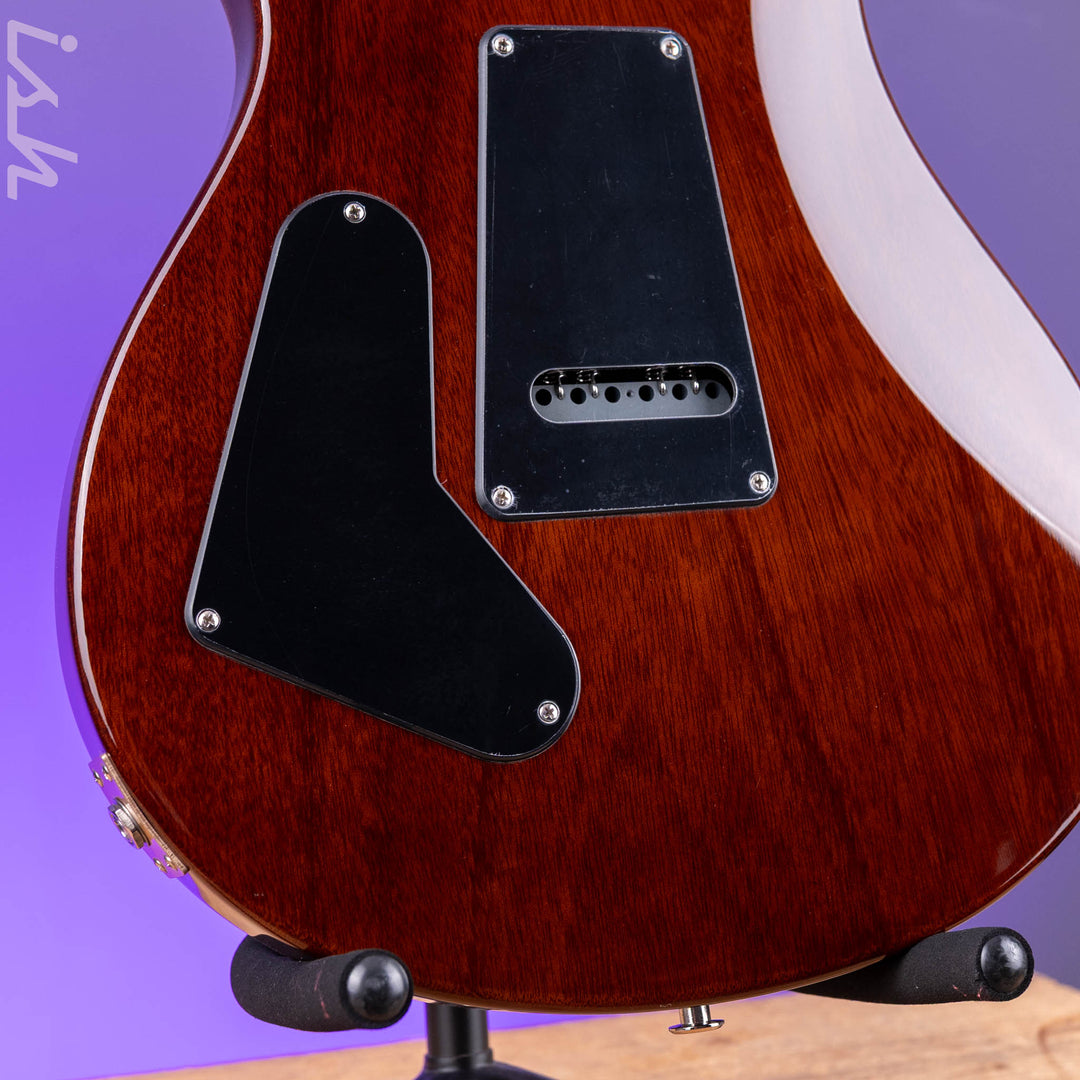 PRS S2 Custom 24-08 Quilt Amber Sunburst Ebony Fretboard