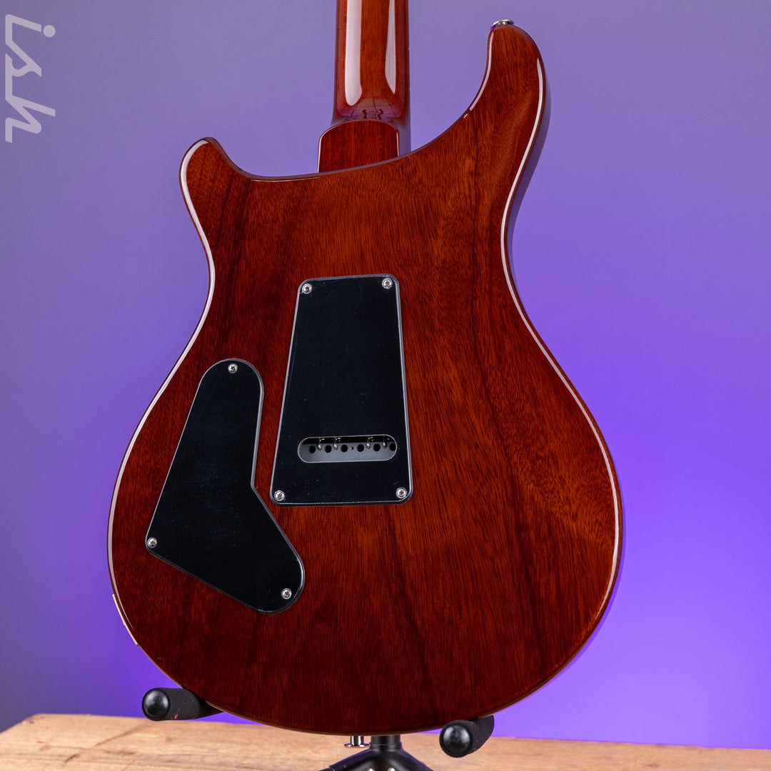 PRS S2 Custom 24-08 Quilt Amber Sunburst Ebony Fretboard