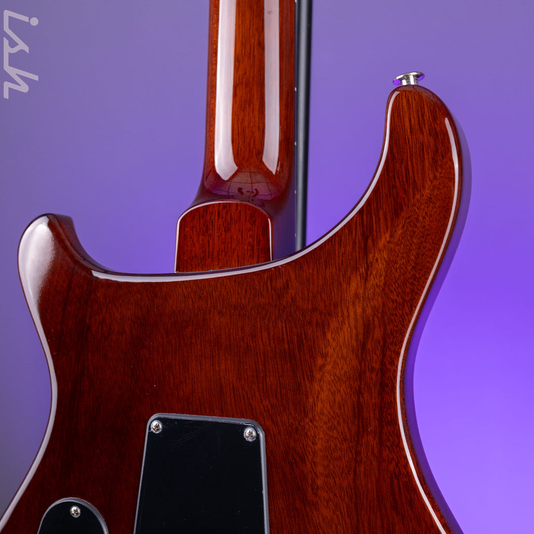 PRS S2 Custom 24-08 Quilt Amber Sunburst Ebony Fretboard