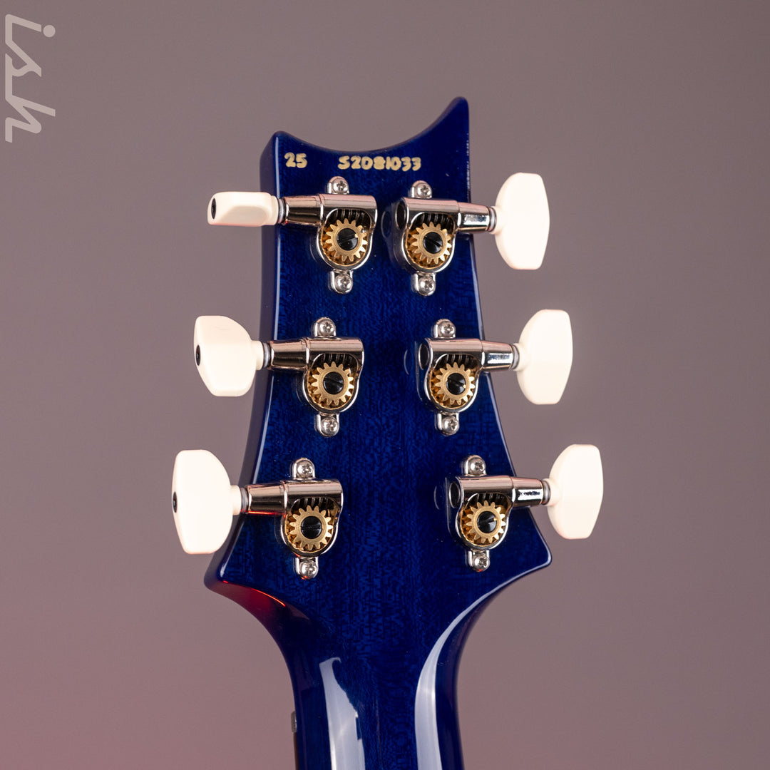 PRS S2 Custom 24-08 Faded Gray Black Blue Burst