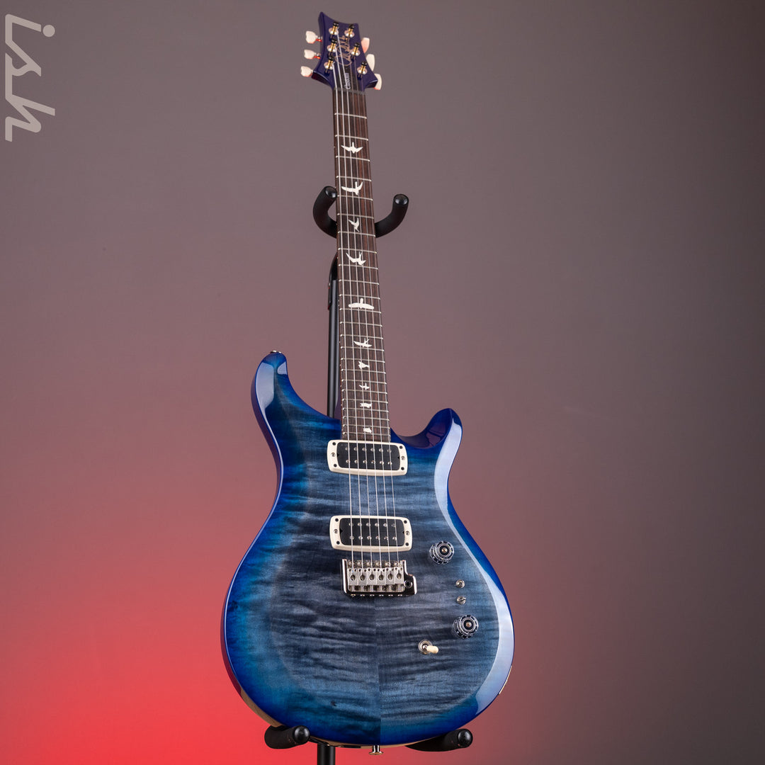 PRS S2 Custom 24-08 Faded Gray Black Blue Burst