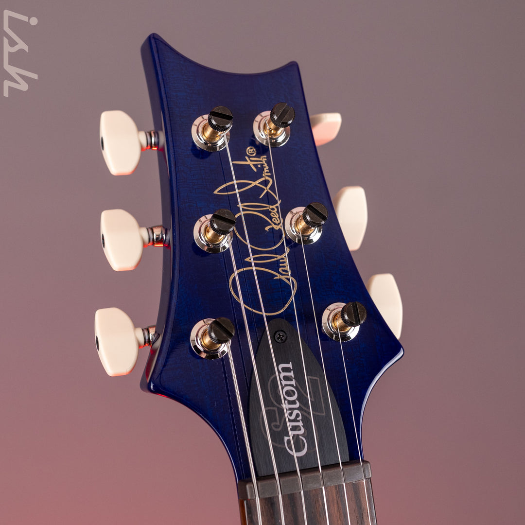 PRS S2 Custom 24-08 Faded Gray Black Blue Burst