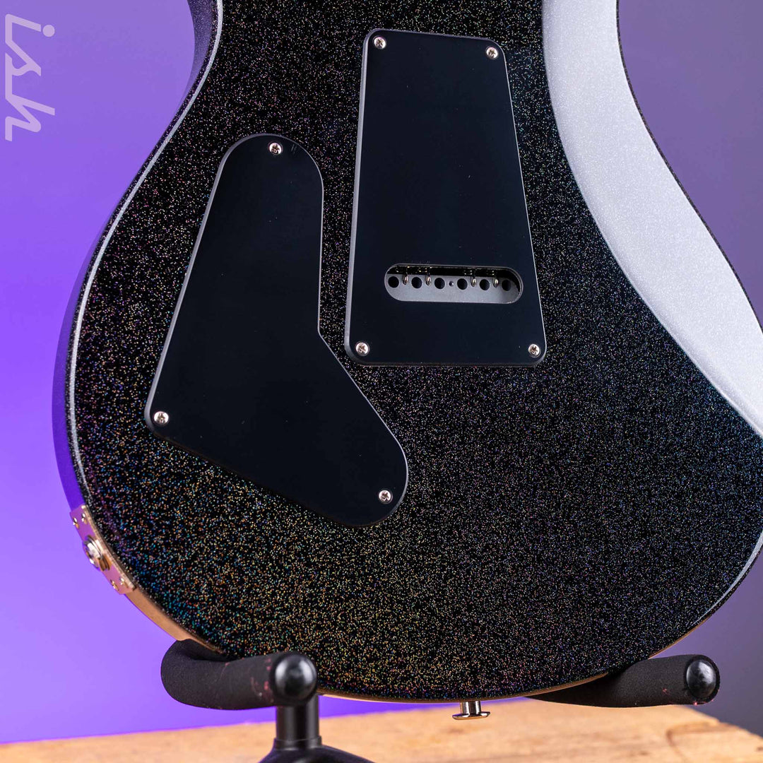 PRS S2 Custom 24-08 Black Rainbow Holoflake Custom Color