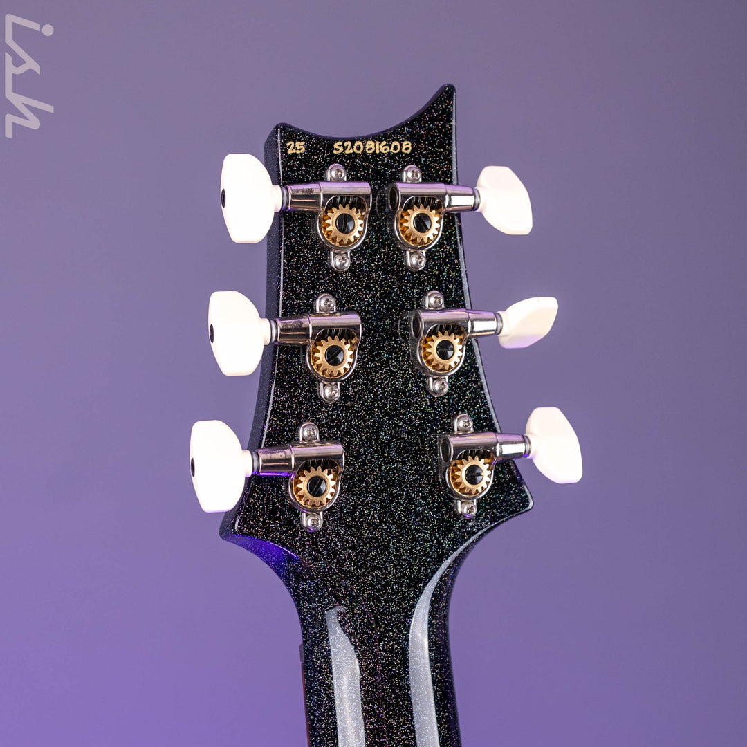 PRS S2 Custom 24-08 Black Rainbow Holoflake Custom Color