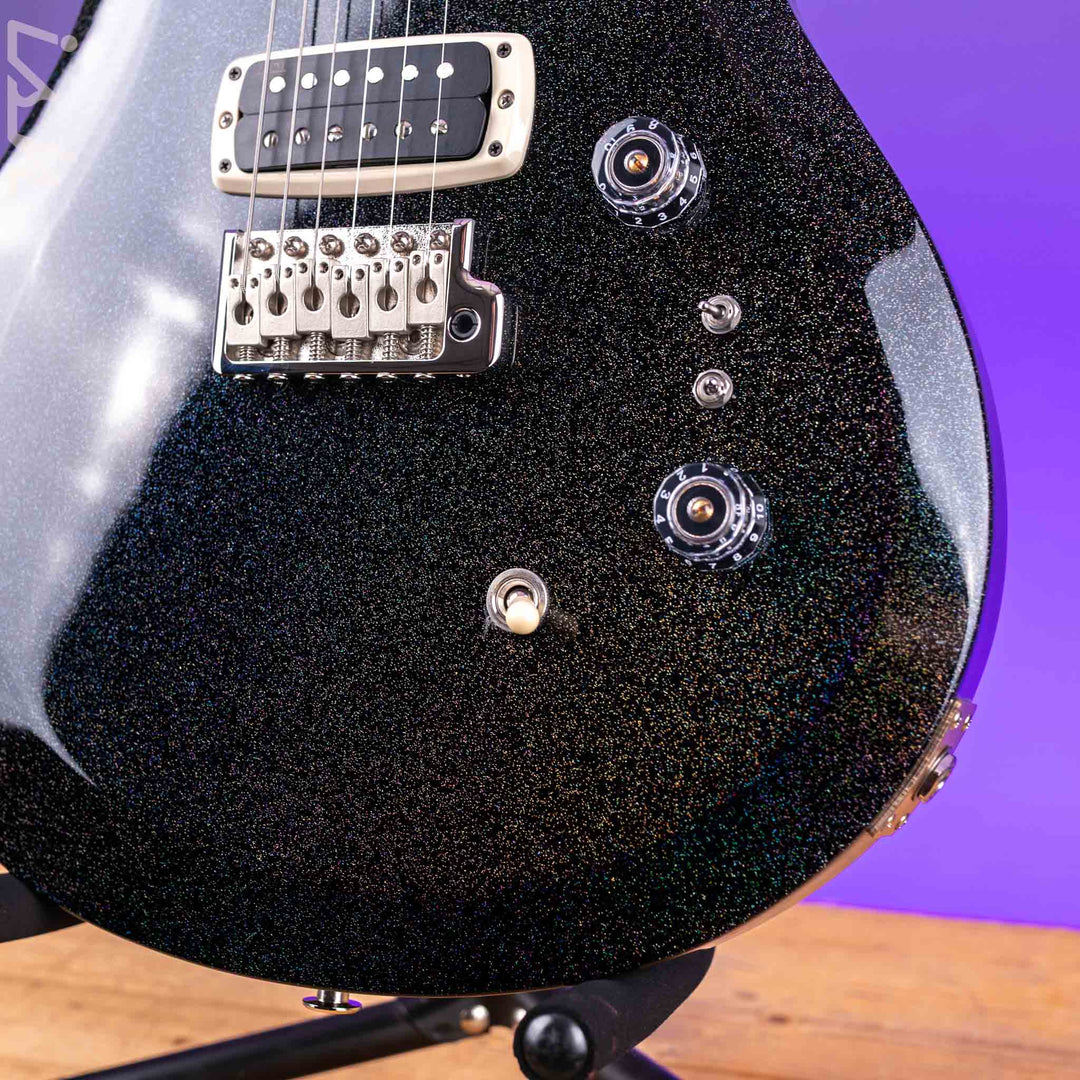 PRS S2 Custom 24-08 Black Rainbow Holoflake Custom Color