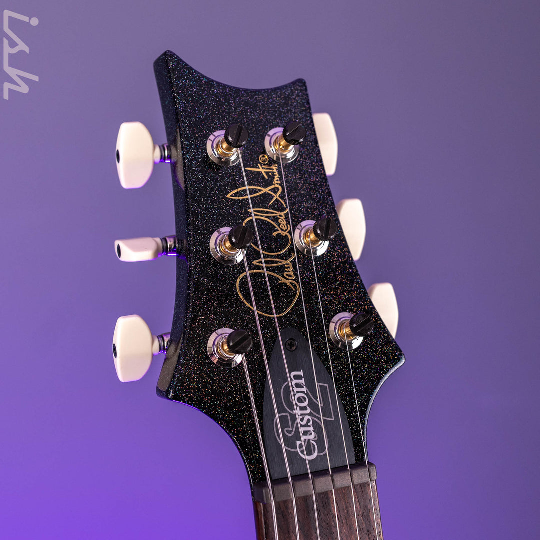 PRS S2 Custom 24-08 Black Rainbow Holoflake Custom Color