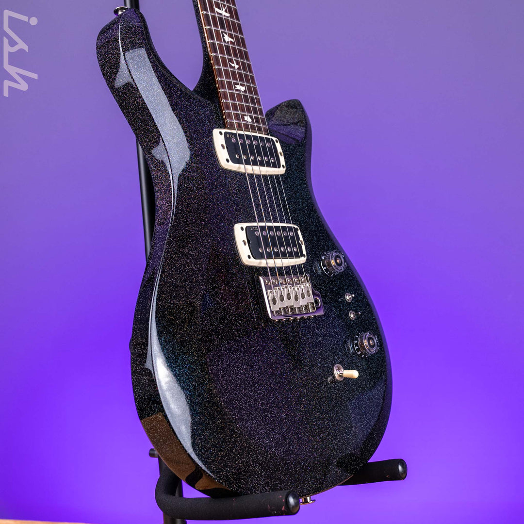 PRS S2 Custom 24-08 Black Rainbow Holoflake Custom Color