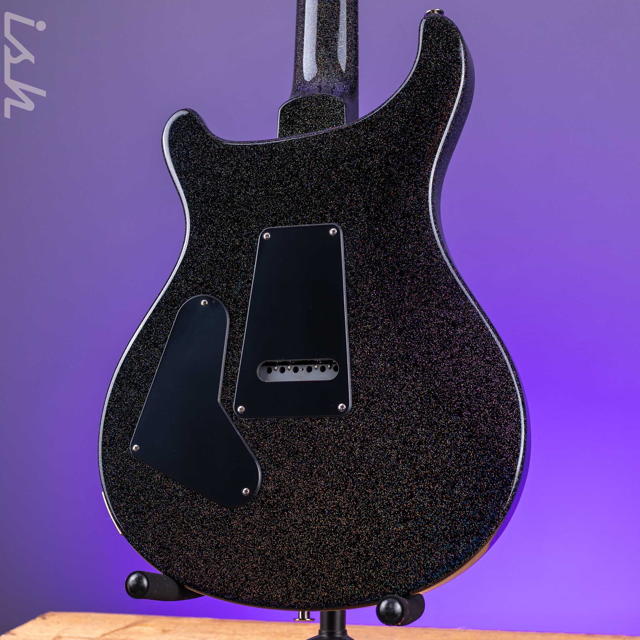 PRS S2 Custom 24-08 Black Rainbow Holoflake Custom Color – Ish Guitars