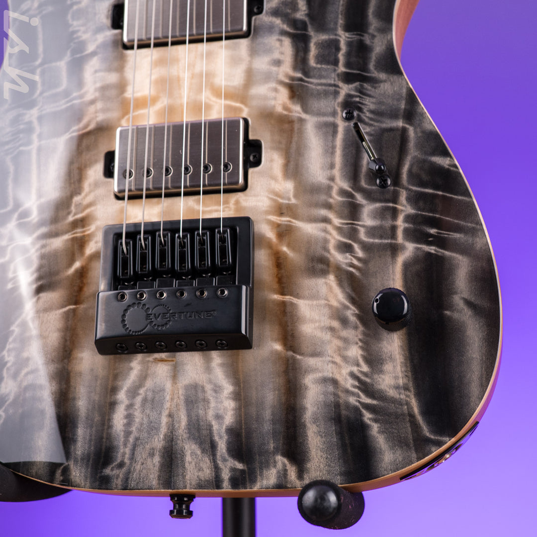 Mayones Duvell Elite 4EVER 6 Natural Fade Black Burst Out
