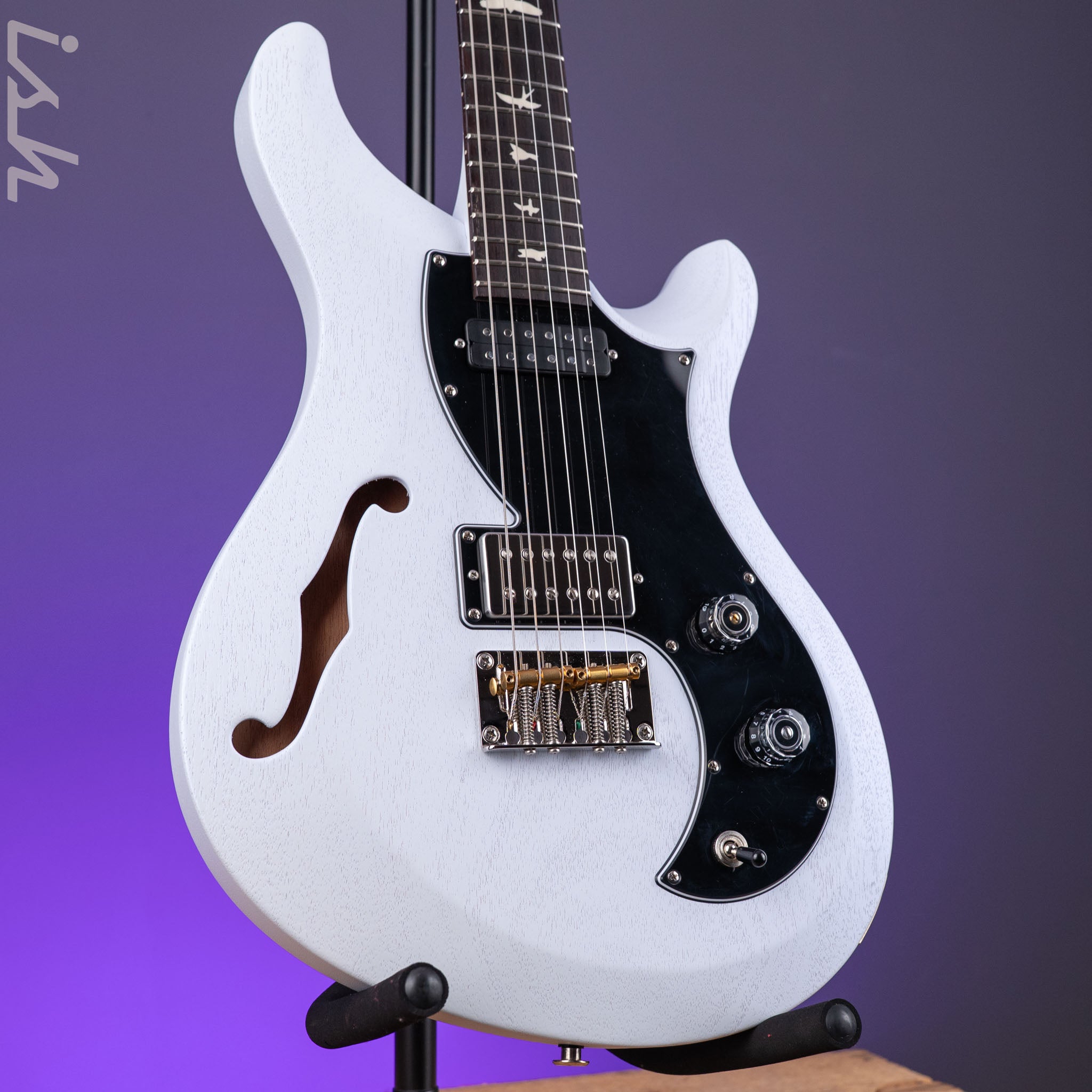 2025 PRS S2 Vela Semi-Hollow Pearl White