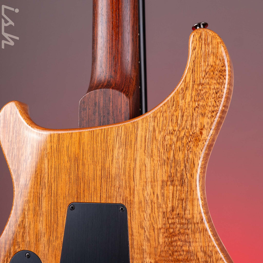 PRS Wood Library Custom 24 One-Piece 10-Top Quilt Amaretto Fade Ish 15th Anniversary