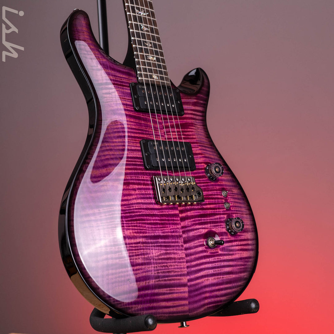 PRS Wood Library Custom 24-08 10-Top DMO Black Raspberry Smokeburst Custom Color