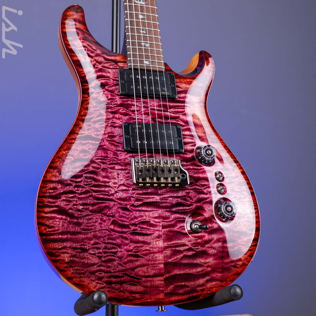 PRS Wood Library Custom 24-08 10-Top DMO Raspberry Red Burst Custom Color