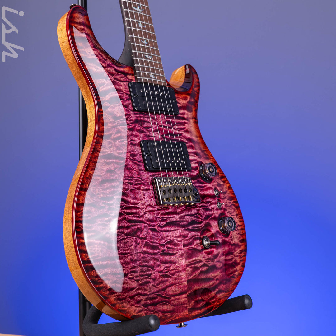 PRS Wood Library Custom 24-08 10-Top DMO Raspberry Red Burst Custom Color