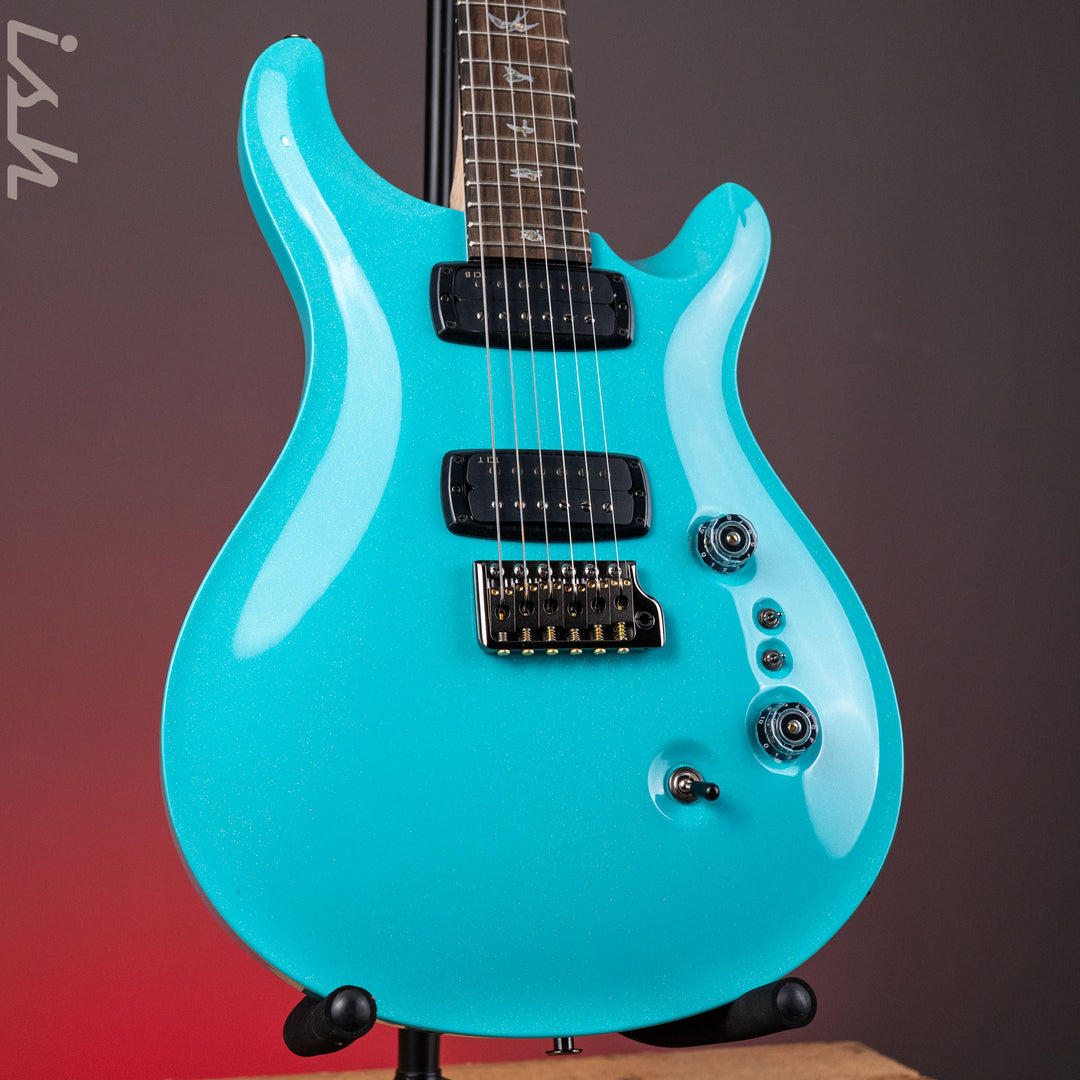 PRS Wood Library Custom 24-08 Mango Top Opaque Blue Holoflake