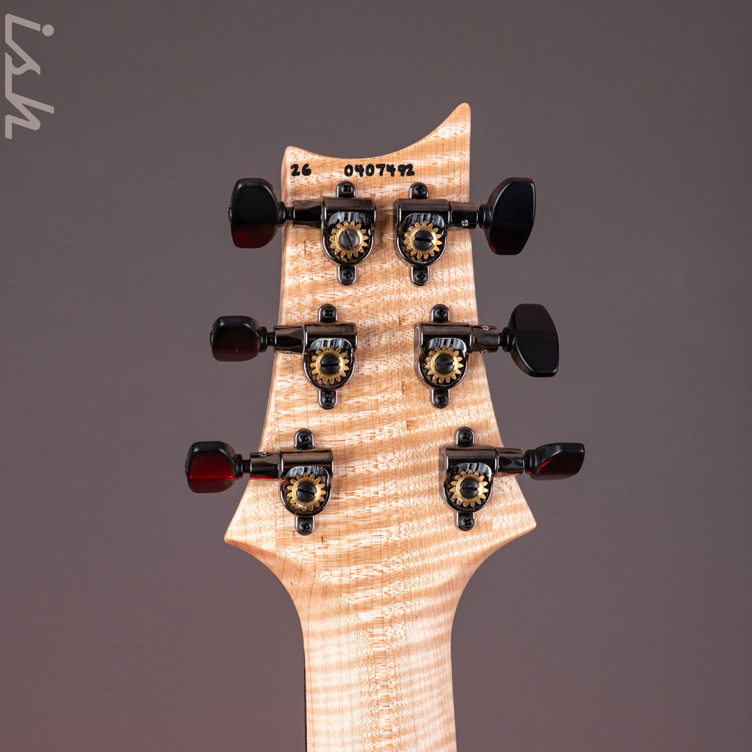 PRS Wood Library Custom 24-08 Mango Top Opaque Blue Holoflake