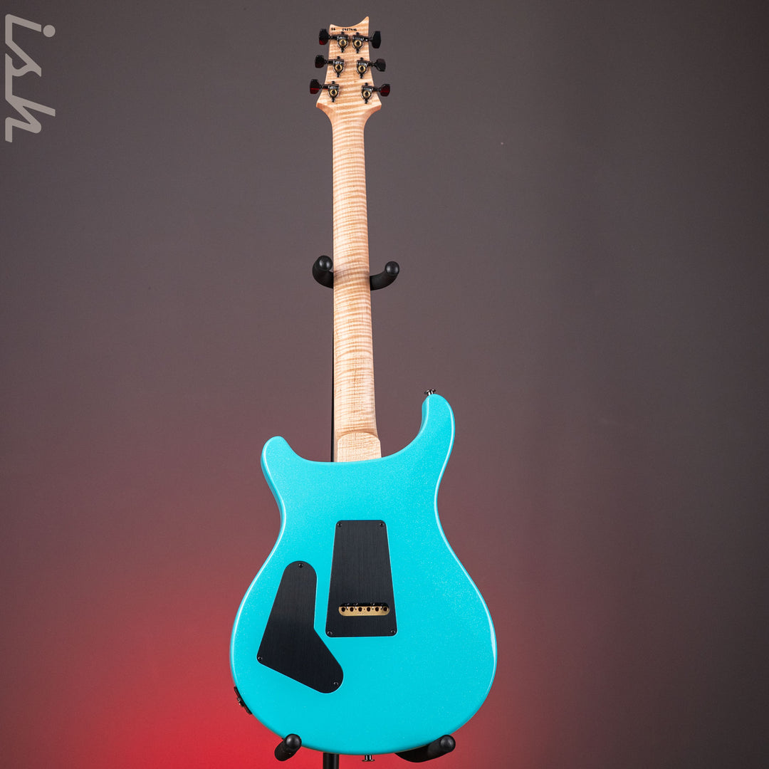 PRS Wood Library Custom 24-08 Mango Top Opaque Blue Holoflake