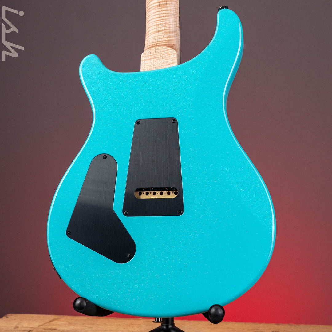 PRS Wood Library Custom 24-08 Mango Top Opaque Blue Holoflake