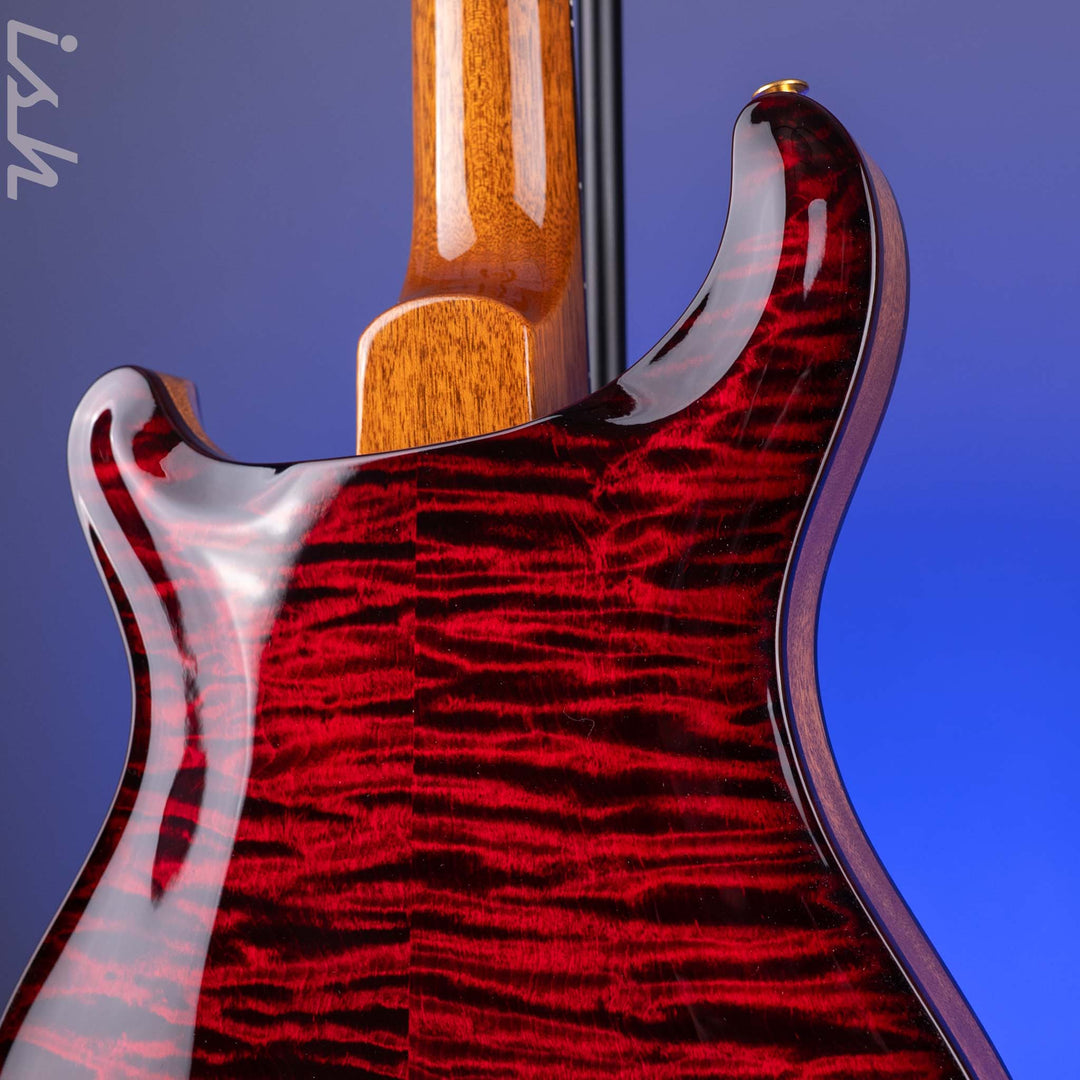 PRS Hollowbody II Piezo 10-Top Fire Red Smokeburst Custom Color