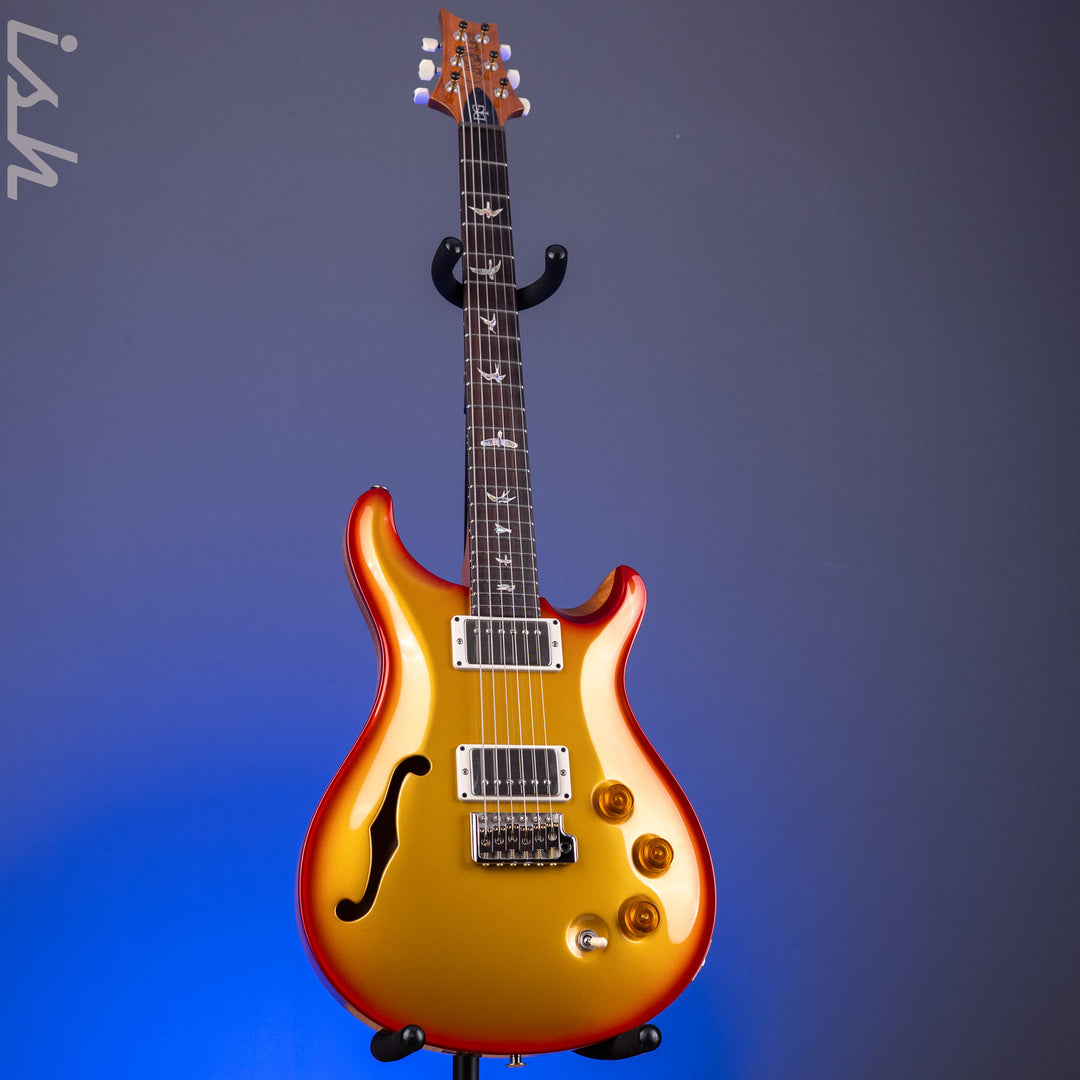 PRS DGT Semi-Hollow Limited Gold Top Cherry Burst