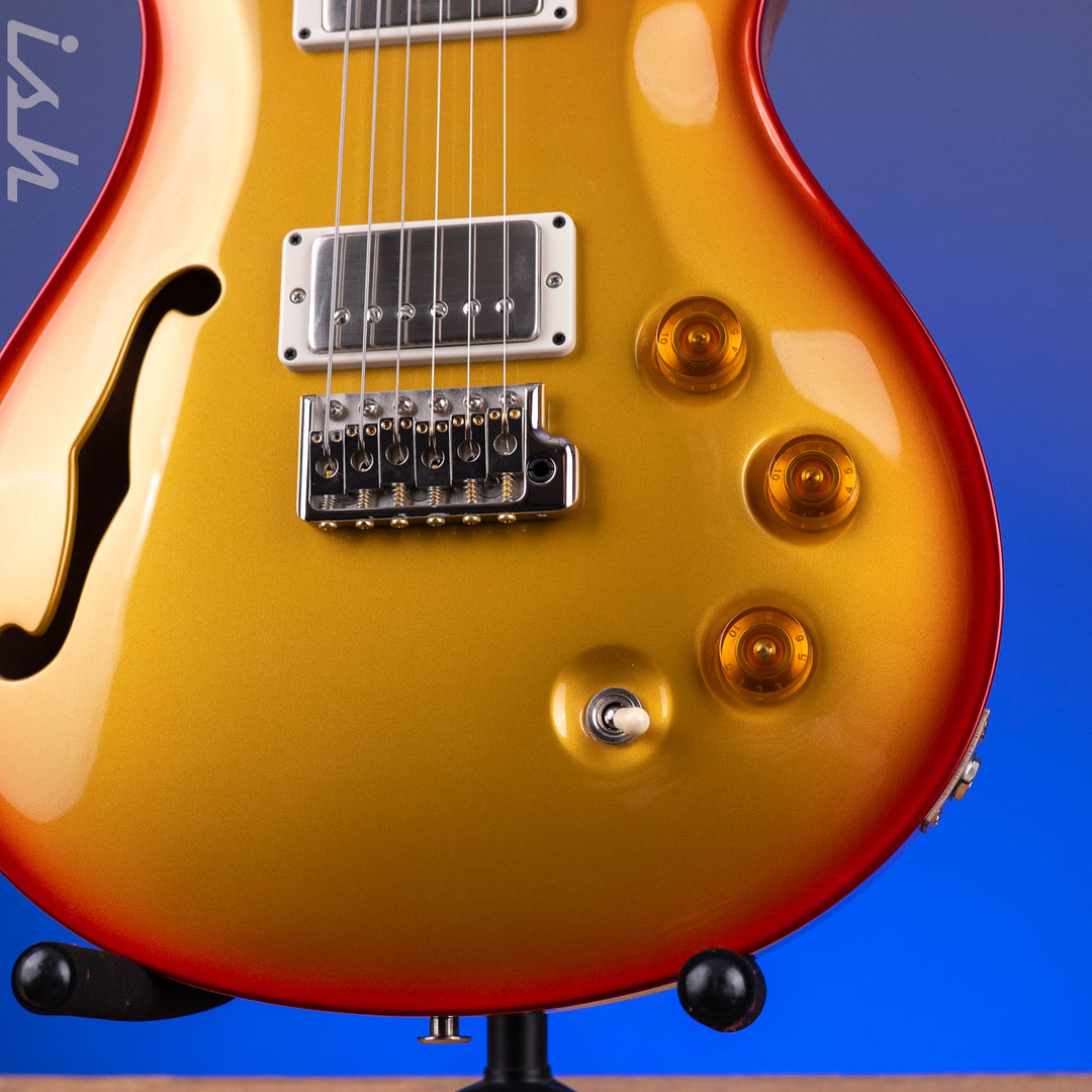 PRS DGT Semi-Hollow Limited Gold Top Cherry Burst